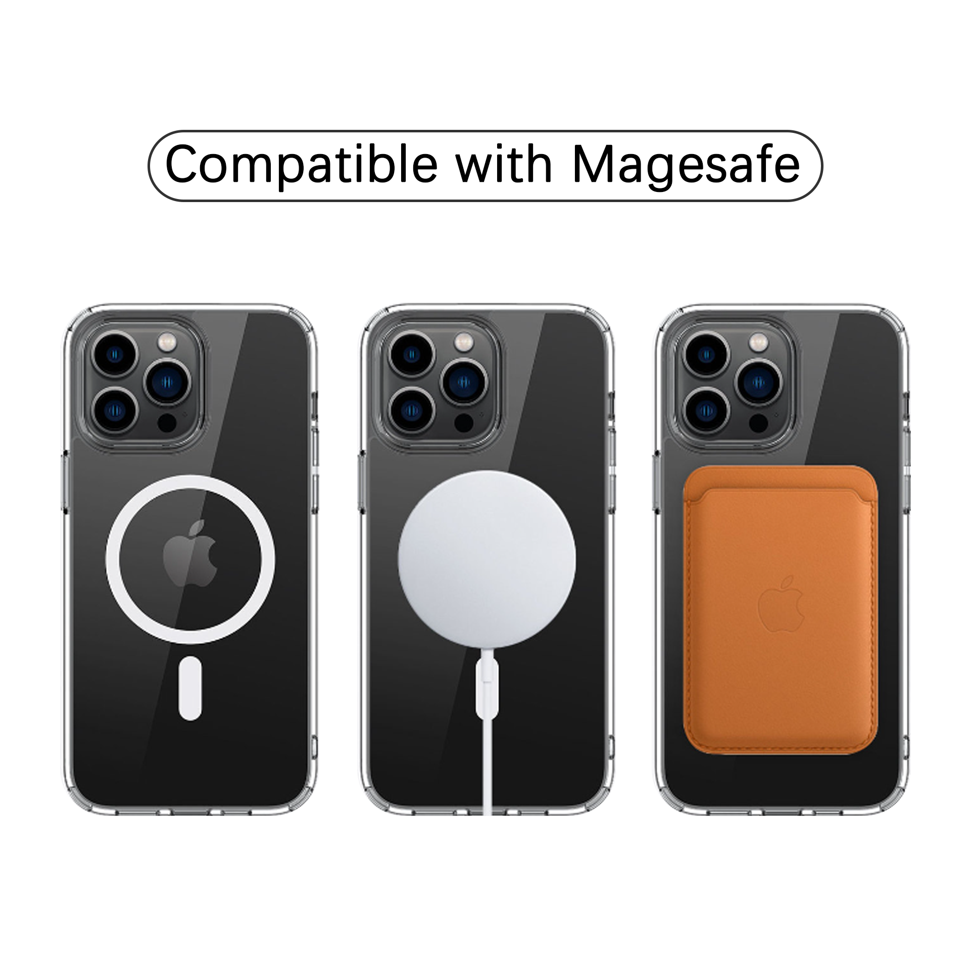 IZENIS IZ-0503 for iPhone 12/13/14 Series phone Case, Compatible with MagSafe, Shockproof Protection,  Anti Yellowing