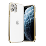 IZ-0505 Glitter Electroplated Phone Cover Full Camera Protective Phone Case for iPhone 7/8/X/XR/XS/11 Series