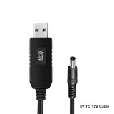 IZ-1001 USB 5V to 12V Converter Cable,Wifi Cable to Connect with powerbank