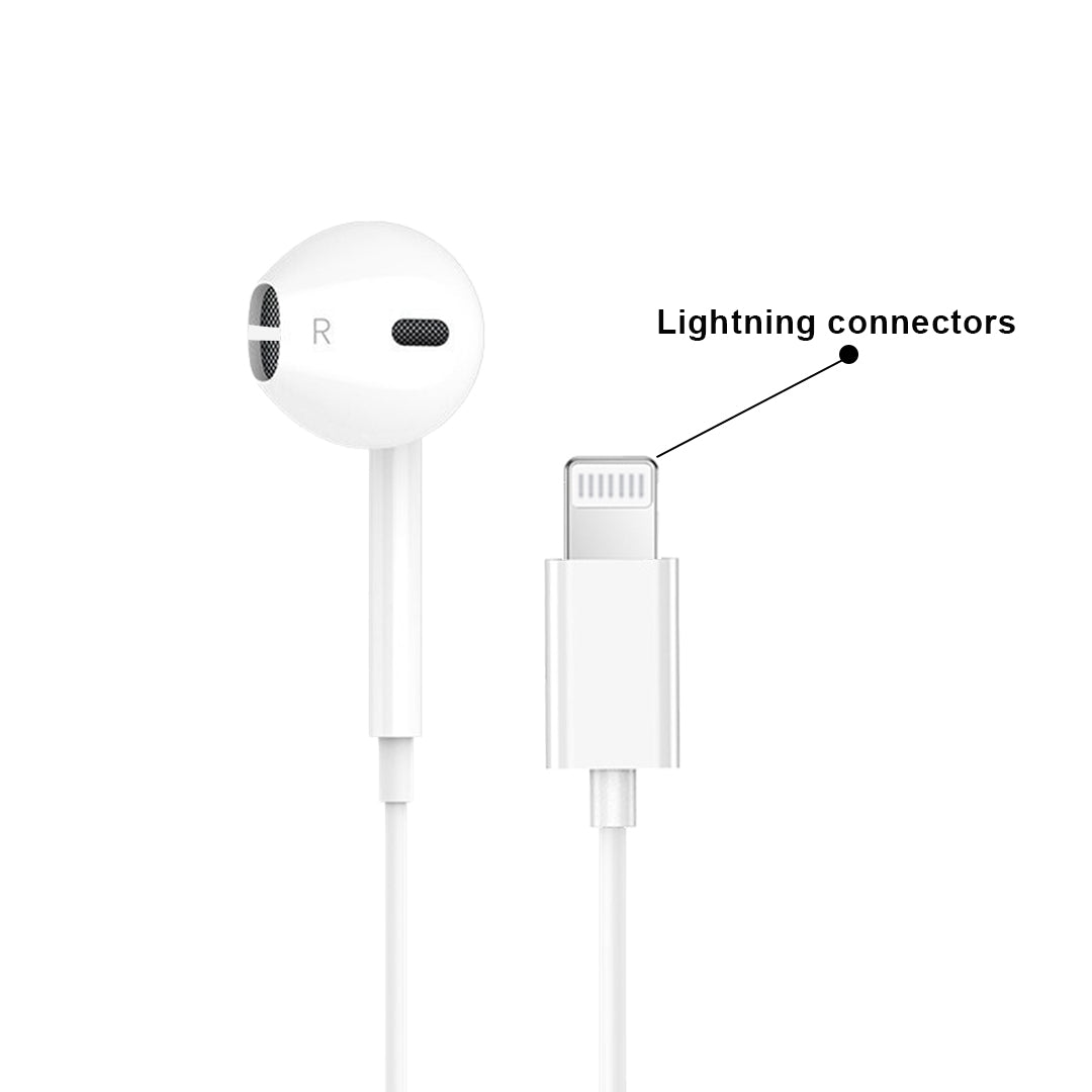 IZ-0902 Iphone Wired Earphone,Best wired earphone with mic,Wired Earphone  with Lighting Jack
