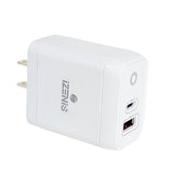 IZENIS P-09G Charger, GaN 45W Fast Charge, Two Ports USB-A + Type-C plug