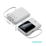 IZENIS PP-001 10000mAh Pocekt Power Bank, ,PD20W+QC22.5W Power Bank with LED light and Data Cable for iphone,Android