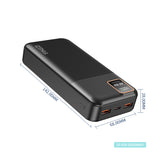 IZENIS SP-004 10000mAh SpeedPower bank,PD20W+QC22.5W PD+QC Multi-compatible Fast Charging Power Bank