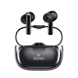 IZENIS izPods F042 Bluetooth 5.3,TWS In-Ear Earbuds for Music and Game,ANC+ENC Noise Canceling Earbuds,Translucent Earphones with Waterproof IPX6